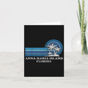 Anna Maria Island Florida Vintage Family Summer Va Card