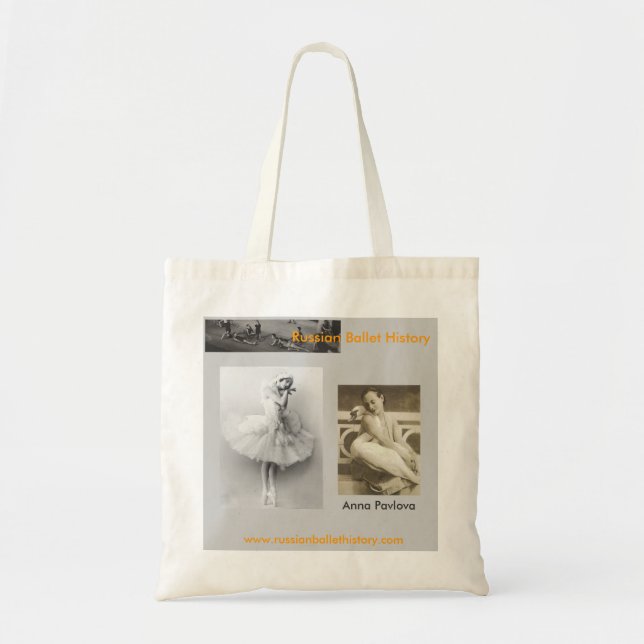 Anna Pavlova-Swan Tote Bag (Front)