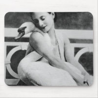 Anna Pavlova with her pet swan Jack, c.1905