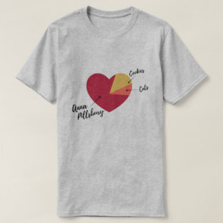 Anna Pillsbury Heart Pie Chart Shirt (Men's)