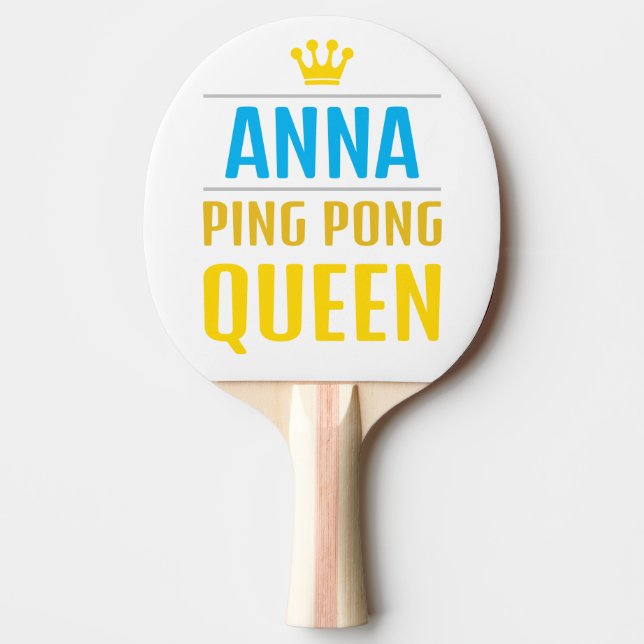 Anna Ping Pong Paddle (Front)