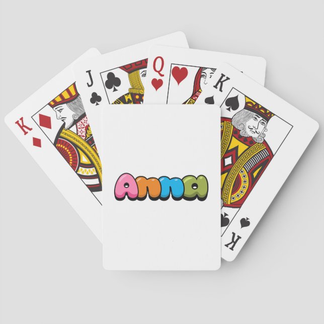 Anna Playing Cards (Back)