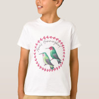 Anna’s Hummingbird bird species art logo