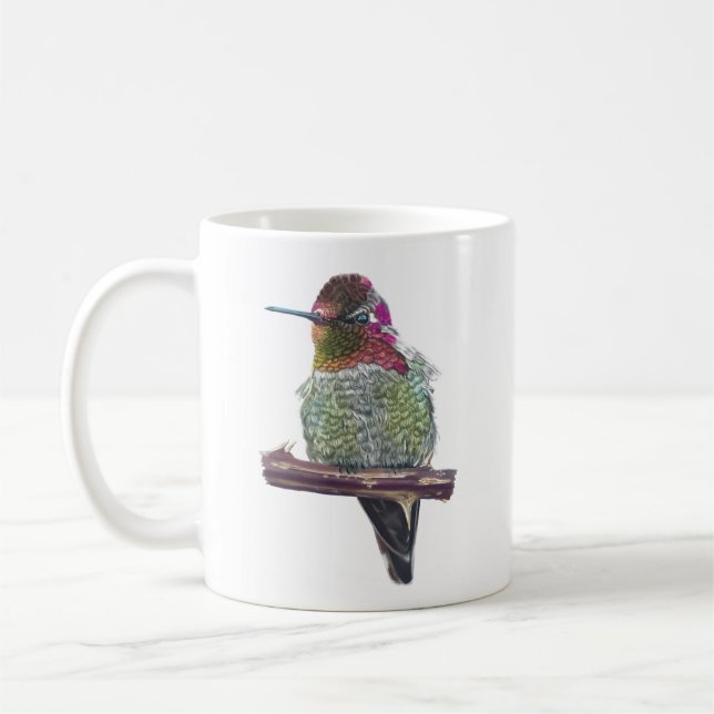 Anna’s Hummingbird Coffee Mug (Left)
