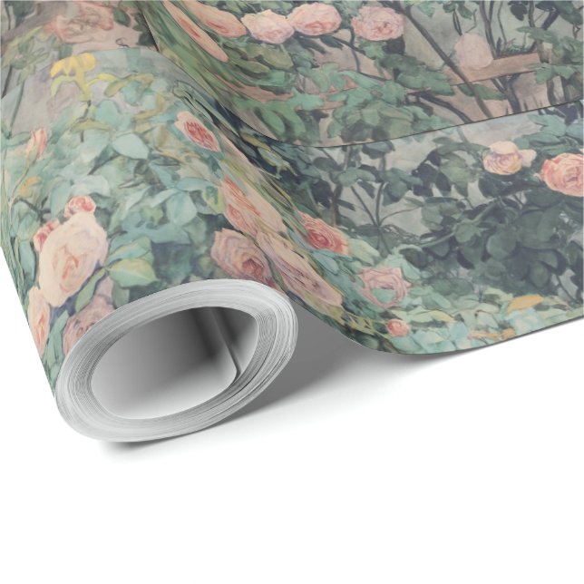 Anna Syberg Vintage Roses Wrapping Paper (Roll Corner)