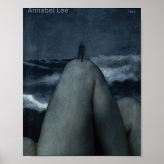 Annabel Lee - Edgar Allan Poe Gothic Poetry Litera Poster