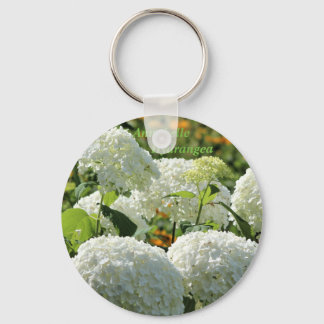Annabelle Hydrangea Key Ring