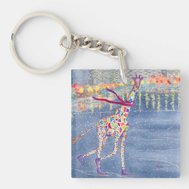 Annabelle on Ice Keychain (Front)