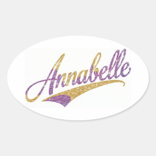 Annabelle Stickers Oval