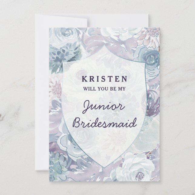 Annabelle Vintage Crest Junior Bridesmaid Proposal (Front)
