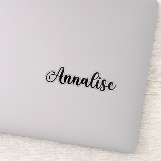 Annalise Name - Handwritten Calligraphy (Detail)
