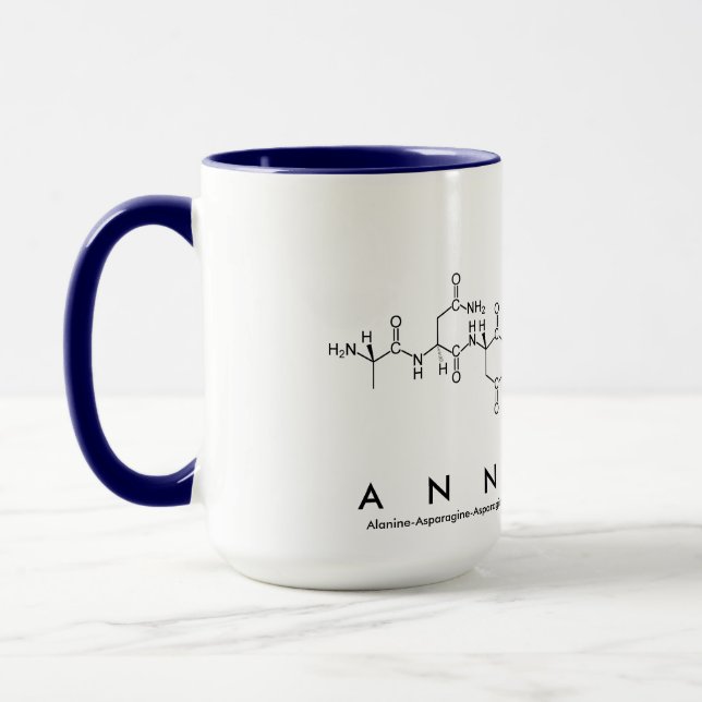 Annalise peptide name mug (Left)