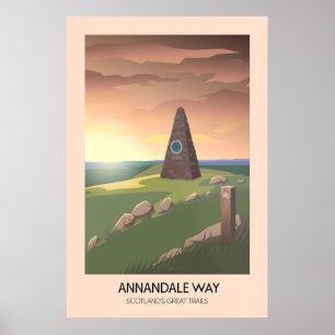 Annandale Way Scotlands Great Trails Poster