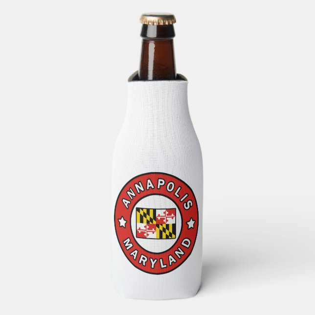 Annapolis Maryland Bottle Cooler (Bottle Front)
