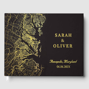 Annapolis Maryland Chesapeake Bay Wedding Welcome Guest Book