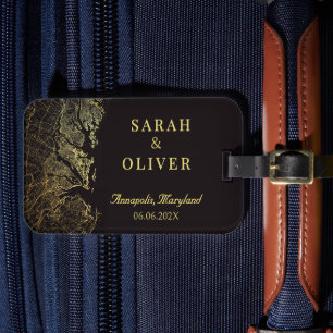 Annapolis Maryland Chesapeake Bay Wedding Welcome Luggage Tag
