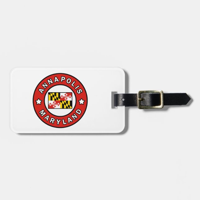 Annapolis Maryland Luggage Tag (Front Horizontal)