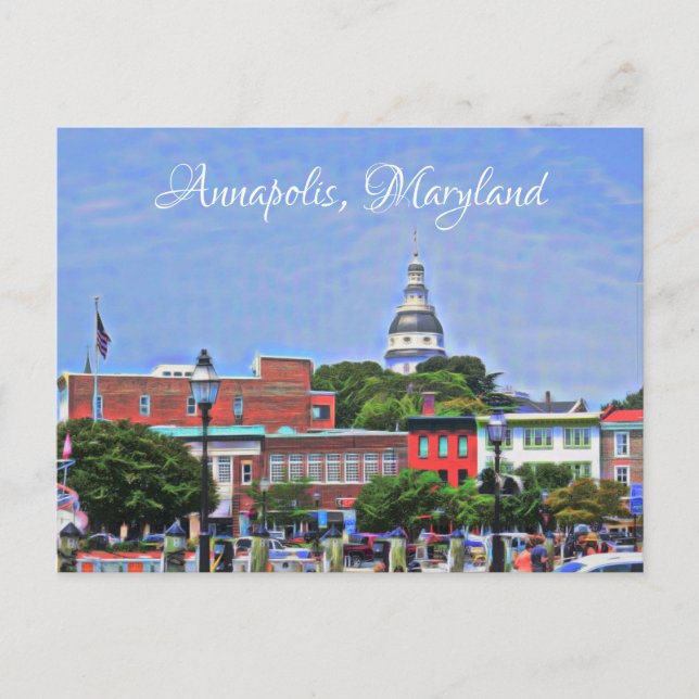 Annapolis, Maryland Postcard (Front)