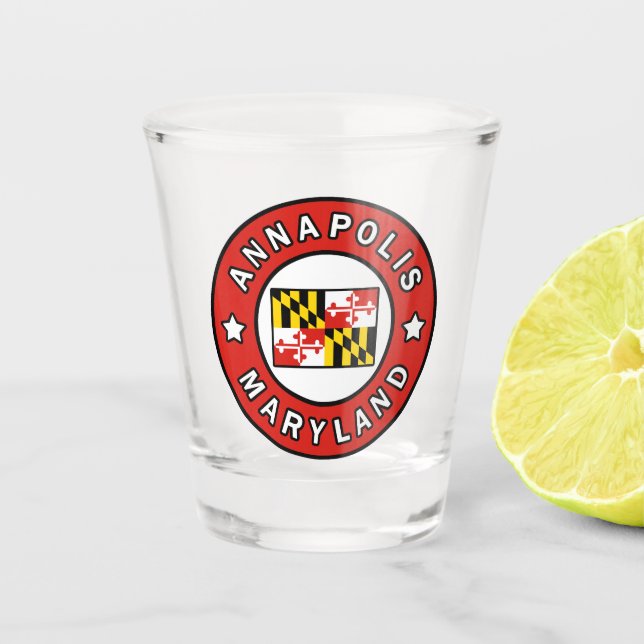 Annapolis Maryland Shot Glass (Front)