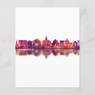 Annapolis Maryland Skyline Flyer