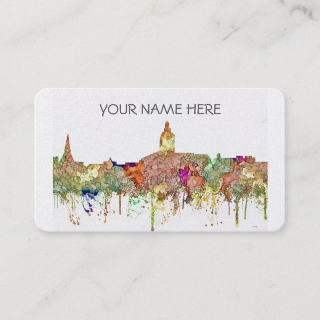 Annapolis Maryland Skyline SG-Faded Glory Business Card (Front)