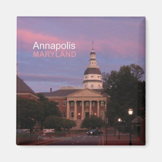 Annapolis Maryland State House Fridge Magnet