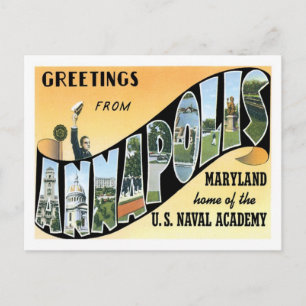 Annapolis Maryland Travel America US City Postcard