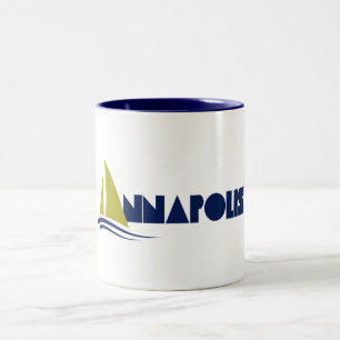Annapolis, Maryland Two-Tone Coffee Mug