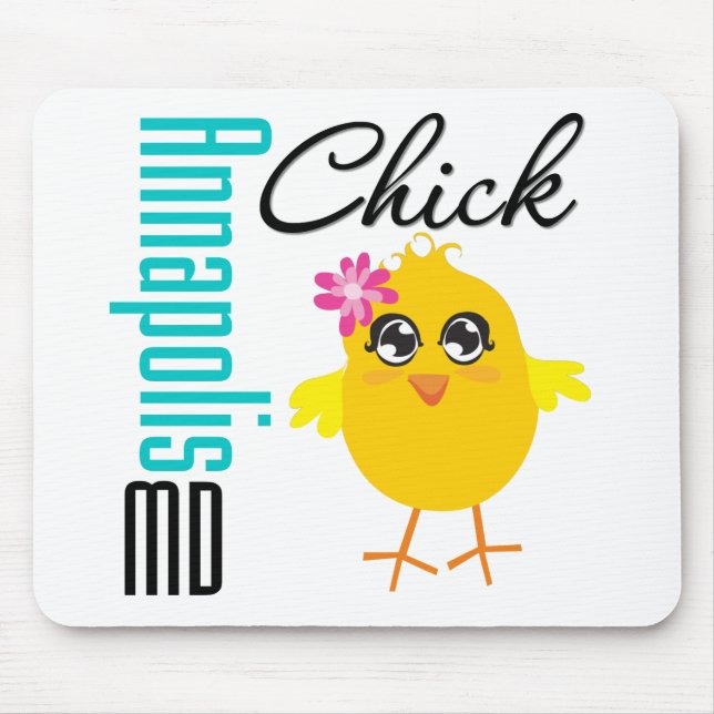 Annapolis MD Chick Mouse Mat (Front)