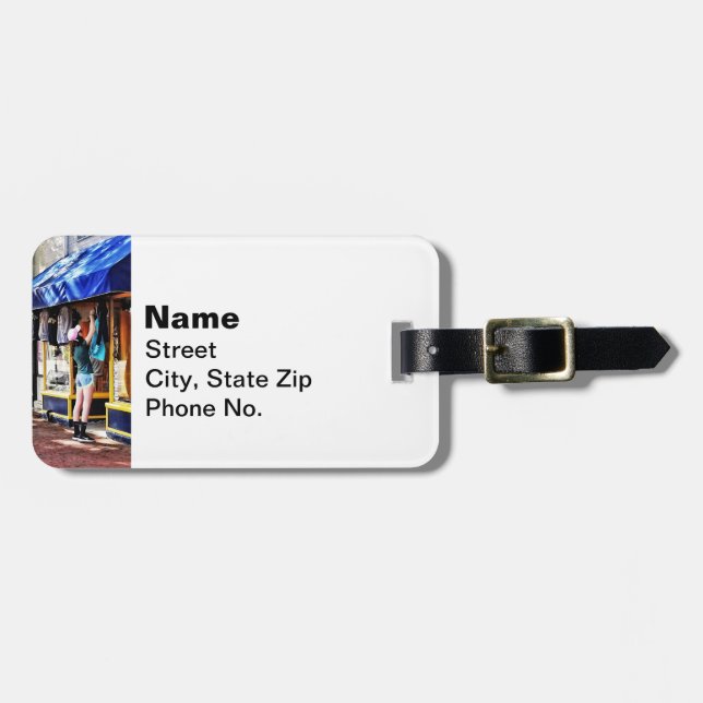 Annapolis MD - Opening For Business Luggage Tag (Front Horizontal)