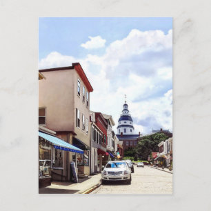 Annapolis MD Shops On Maryland Avenue Postcard