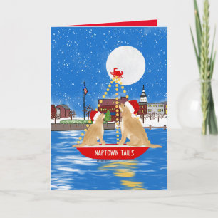 Annapolis Parade of Lights Dogs Christmas Card