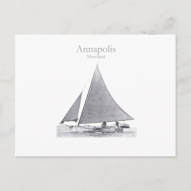 Annapolis Skipjack Postcard (Front)