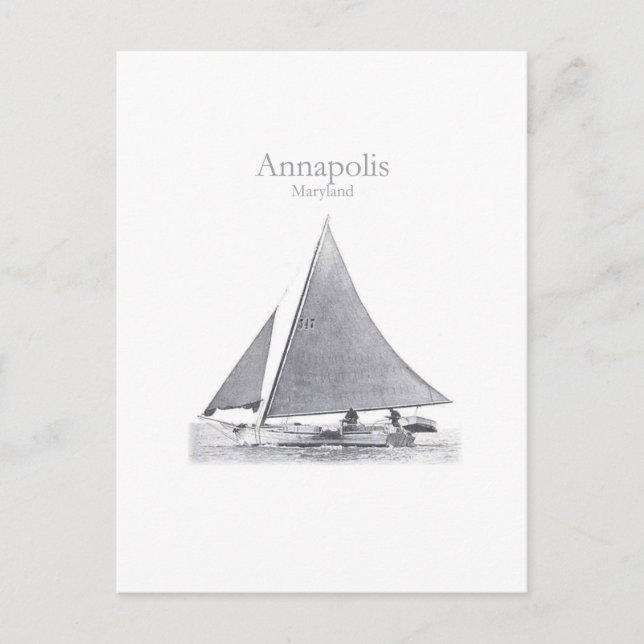 Annapolis Skipjack Postcard (Front)