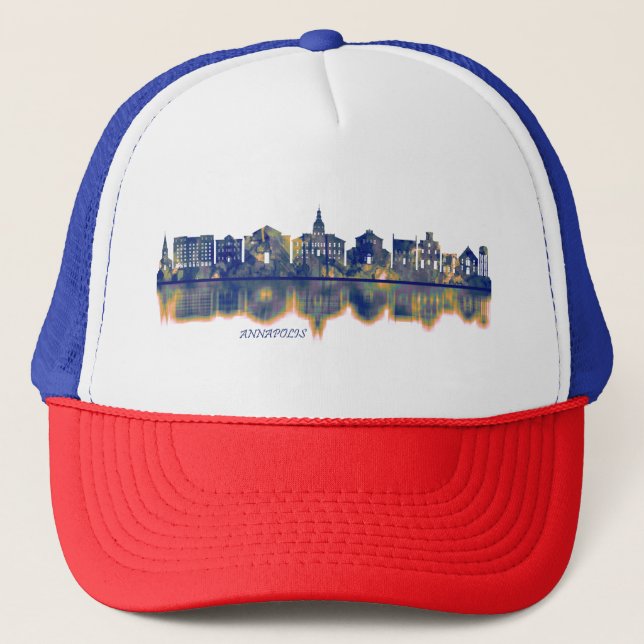 Annapolis Skyline Trucker Hat (Front)