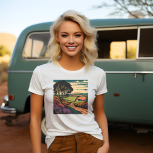 Annapolis Valley Canadian Travel Landscape White T-Shirt