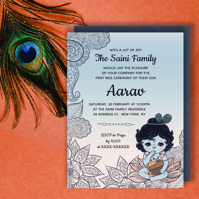 Annaprashan First Rice Ceremony Invitation (Creator Uploaded)