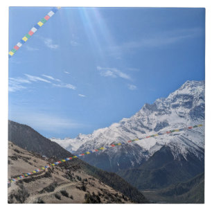 Annapurna Circuit trek in central Nepal Tile