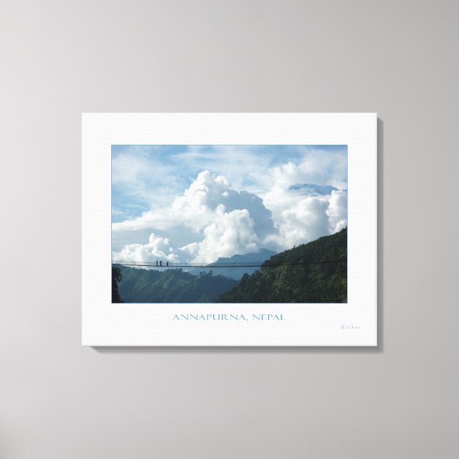 ANNAPURNA IN THE WOLKENMANN CANVAS PRINT (Front)