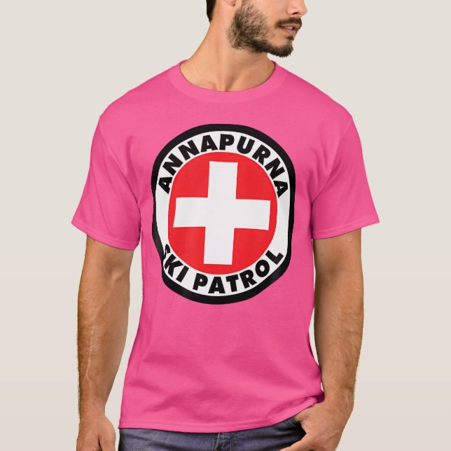 Annapurna Ski Mountain Climbing T-Shirt (Front)