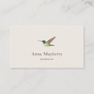 Anna's Hummingbird Business Card