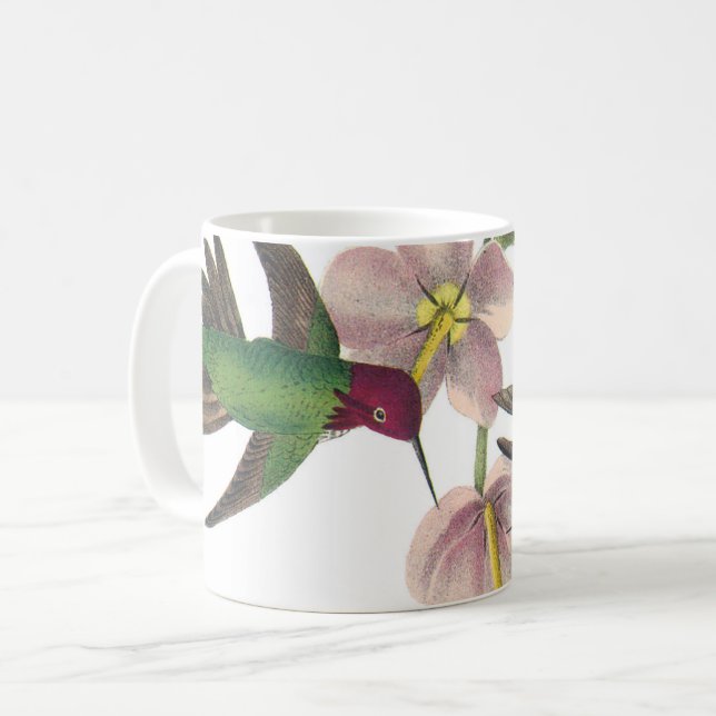 Anna's Hummingbird by Audubon Coffee Mug (Front Left)