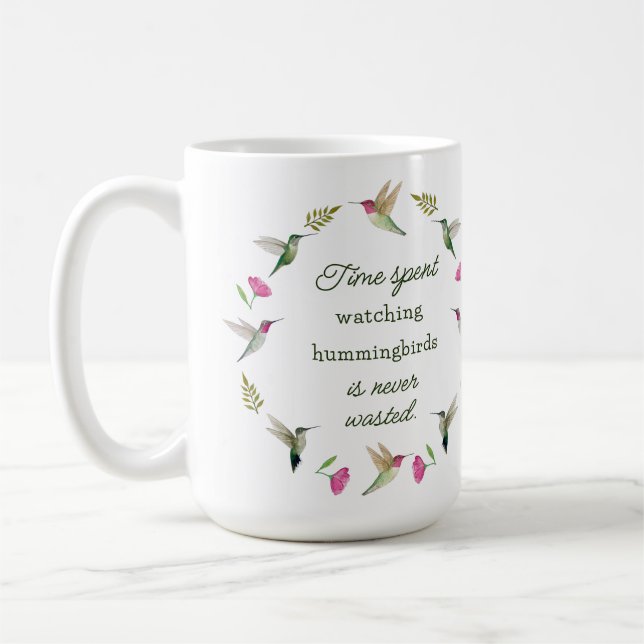 Anna's Hummingbird  Coffee Mug (Left)