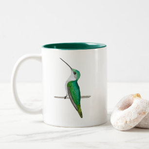 Anna's Hummingbird (Juvenile) Two-Tone Coffee Mug