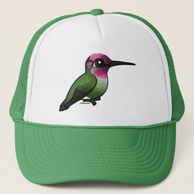 Anna's Hummingbird Trucker Hat (Front)
