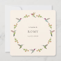 Anna's Hummingbirds Baptism