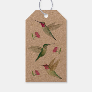 Anna's Hummingbirds Gift Tag
