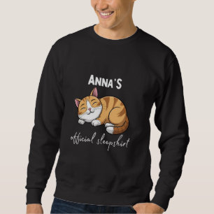 ANNA'S Official Cat Sleepshirt Pyjamas Sleepwear Sweatshirt