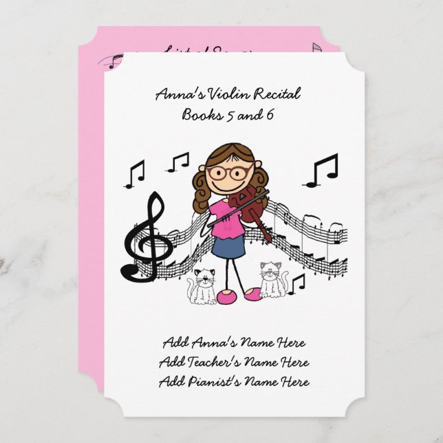 Anna's Violin Recital Invitation REVISED 5 and 6 (Front/Back)