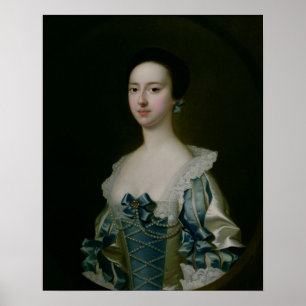 Anne Bateman, later Mrs. John Gisbourne, 1755 Poster